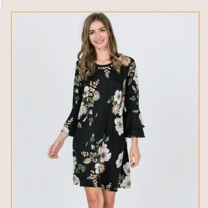 Midi Bell Sleeve Dress